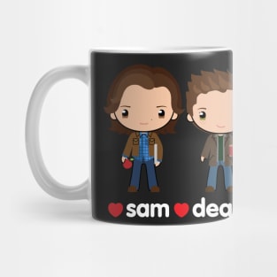 Love Sam, Dean & Castiel Mug